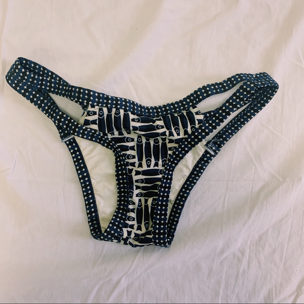 Despi Swimwear Fish Print Bikini Bottoms